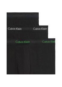 Calvin Klein Underwear, Herren, Boxer &raquo;CK lg Boxer&laquo; 3 Stk. mit l&auml;ngerem Bein, BLACK W/ BLUE SHADOW/SUPREME, 3 Stk., S (48) - 3 Stk., BLACK W/ BLUE 
