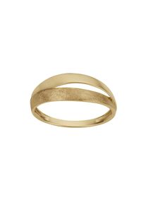 Firetti, Damen, Goldring &raquo;Schmuck Geschenk Gold 333 Ringkopf geteilt, teilweise offen&laquo;, gelbgoldfarben, 17, Eleganter Ring