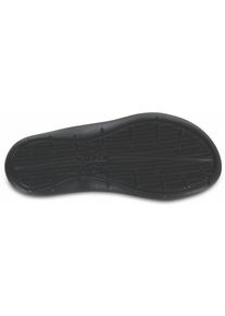 Crocs, Damen, Badepantolette &raquo;Swiftwater Sandal&laquo; , Sommerschuh, Badeschuh, Poolslides, genoppte Innensohle, schwarz, 42, Modische Pantolette zum Baden