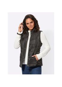 Casual Looks, Damen, Steppweste, graphit, 38, recyceltes Polyester