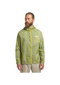 Jack Wolfskin, Herren, Funktionsjacke &raquo;PRELIGHT WIND JKT M&laquo; mit Kapuze, SANDBLASTED-chartreuse, M (50), Brusttasche