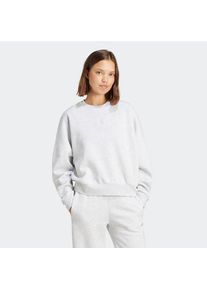 adidas Sportswear, Damen, Sweatshirt &raquo;W SL FC SWT&laquo;, Light Grey Heather/White, L, Light Grey Heather/White, Ein locker geschnittenes adidas Sweatshirt 