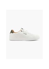 Wrangler, Damen, Sneaker &raquo;BENNET MEN LOW&laquo;, BRIGHT WHITE, 42, BRIGHT WHITE, Bequemer Sneaker von Wrangler mit Schn&uuml;rung