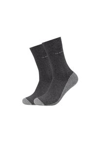 Camano, Damen, Socken &raquo;ca-soft&laquo; 4 Paar tlg. mit leichter Polsterung, anthrazit-meliert, 35-38, anthrazit-meliert, Socken von Camano