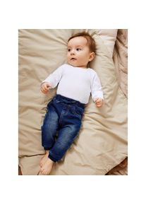 name it, Herren, Schlupfjeans &raquo;NBMBUNDO DNMTRUEBO SWE PANT&laquo;, dark blue denim, 74 - N-Gr, Komfortable Leibh&ouml;he: Perfekter Sitz auf der H&uuml;fte, ideal f&uuml;r