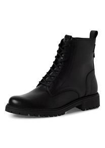 Tamaris, Damen, Schn&uuml;rstiefelette , Blockabsatz, Schn&uuml;rboots, Businessschuh mit dezenten Ziern&auml;hten, schwarz, 37, Klassische Stiefelette mit 