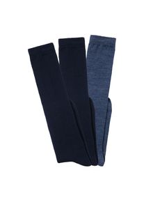 Bench., Herren, Kniestr&uuml;mpfe Packung, 3 Stk. tlg. Herrenkniestr&uuml;mpfe mit w&auml;rmender Wolle, 2x marine, 1x jeans, 39-42, 2x marine, 1x jeans, Kuschelige 