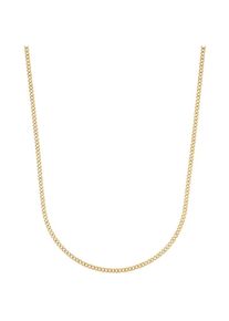 Amor, Damen, Collierkettchen &raquo;Panzerkettengliederung&laquo;, gelbgoldfarben, 45, Amor Panzer Unisex-Halskette f&uuml;r Damen und Herren