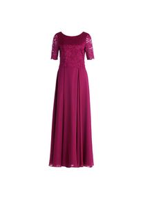 Vera Mont, Damen, Abendkleid &raquo;Abendkleid mit Spitze&laquo;, Sweet Berry, 36 - EURO, Passform: Ausgestellt