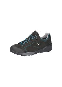 Waldl&auml;ufer Waldl&auml;ufer, Herren, Trekkingschuh &raquo;H-Fritz&laquo; Freizeitschuh, Outdoorschuh, Sneaker mit TEX-Ausstattung, H-Weite, schwarz-t&uuml;rkis, 9,5 (44), schwarz-