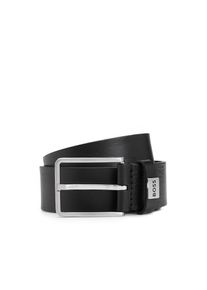 BOSS, Herren, Lederg&uuml;rtel &raquo;Elio Sz35&laquo; mit Markenlabel von, Black 001, 11,5, Lederg&uuml;rtel von BOSS Black Menswear