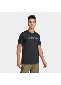 adidas terrex, Herren, Funktionsshirt &raquo;MT LOG TECH T&laquo;, Black, M, Black, Dieses funktionales Wandershirt mit CLIMACOOL h&auml;lt dich angenehm k&uuml;hl und 