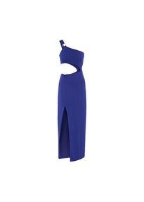 LSCN by LASCANA, Damen, One-Shoulder-Kleid, violet-blue, 40 - N-Gr, Modisches Maxikleid