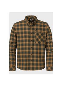 Sch&ouml;ffel Sch&ouml;ffel, Herren, Outdoorhemd &raquo;Urban Shirt Style Kleion MNS&laquo;, 4745 - braun, 56 - Normalgr&ouml;&szlig;en, Angenehmes W&auml;rmeempfinden dank weichem Flanell Material