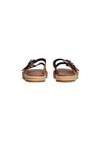 Tommy Hilfiger, Damen, Pantolette &raquo;FLEX JUTTE HILFIGER SUEDE SANDAL&laquo; , Sommerschuh, Schlupfschuh mit verstellbaren Schnallen, braun, 41, braun, 
