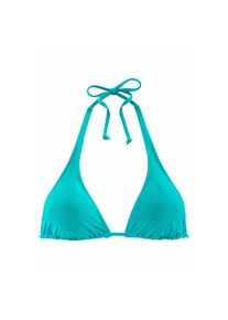 Buffalo, Damen, Triangel-Bikini-Top &raquo;Happy&laquo; im schlichten Design, t&uuml;rkis, 40 - Cup C/D, Regulierbares Top
