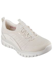 Skechers, Damen, Slip-On Sneaker &raquo;GRACEFUL-PICTURE PERFECT&laquo; , Freizeitschuh, Slipper in veganer Verarbeitung, offwhite, 41, Skechers Slipper mit 