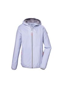Killtec, Damen, Outdoorjacke &raquo;KOS 109 WMN JCKT&laquo; Leichte, wasserdichte Damenjacke, atmungsaktiv, packbar, silberfarben, 42, Superleichte, packbare 