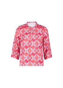 Cartoon, Damen, Klassische Bluse &raquo;Casual-Bluse mit R&uuml;schen&laquo;, Red/Ros&egrave;, 40, Passform: L&auml;ssig