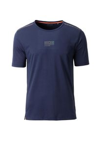 DEPROC Active, Herren, Funktionsshirt &raquo;NAKIN MEN MELANGE&laquo; Funktionsshirt mit V-Ausschnitt, navy blazer, XXL, navy blazer, Schnelltrocknendes 