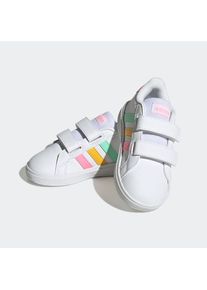 adidas Sportswear, Herren, Sneaker &raquo;GRAND COURT LIFESTYLE HOOK AND LOOP&laquo; f&uuml;r Kinder, Design auf den Spuren des adidas Superstar, Cloud White / Pulse 