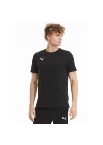Puma, Herren, Trainingsshirt &raquo;TEAMGOAL 23 CASUALS TEE&laquo; Slim fit Passform, Kurzarmdesign, Rundhalsausschnitt, Puma Black, M, Puma Black, Trainingsshirt