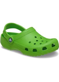 Crocs, Damen, Clog &raquo;Classic K&laquo; Sommerschuh, Hausschuh, Badeschuh mit schwenkbarem Fersenriemchen, gr&uuml;n, 38, Clog mit sommerlicher Lochung, sch&ouml;n mit 