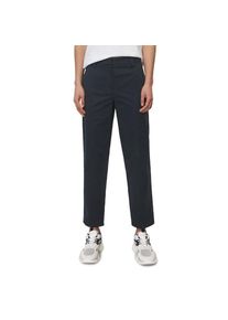 Marc O'Polo Marc O'Polo, Damen, 7/8-Hose &raquo;Pants, modern chino style, tapered leg, high rise, welt pocket&laquo; im modernen Chino-Style, thunder blue, N-Gr, 44 - N-Gr, 