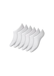 s.Oliver, Damen, F&uuml;&szlig;linge &raquo;essentials&laquo; 6 Paar tlg. mit rutschfester Silikonschicht, white, 39-42, white, F&uuml;&szlig;linge von s. Oliver