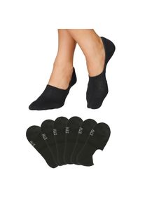 H.I.S. H.I.S, Damen, F&uuml;&szlig;linge Packung, 6 Stk. tlg. mit softem Frottee, 6x schwarz, 35-38, 6x schwarz, HIS F&uuml;&szlig;linge mit weicher Frottee-Sohle