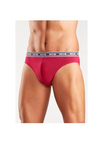 H.I.S. H.I.S, Herren, Slip Packung, 7 Stk. aus Baumwoll-Stretch, rot, M - 7 Stk., Slip im 7er Pack von HIS
