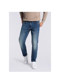 BOSS Orange, Herren, Regular-fit-Jeans &raquo;RE.MAINE BO&laquo; mit BOSS-Lederbadge, Navy411, L&auml;nge 30, 36 - L&auml;nge 30, Navy411, Jeans von Boss Menswear