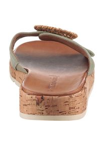 Tamaris, Damen, Pantolette Keilabsatz, Sommerschuh, Schlupfschuh mit h&uuml;bscher Zierschnalle, mintgr&uuml;n, 40, Schicke Pantolette mit praktischem 