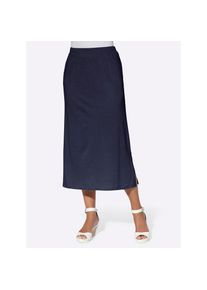 Inspirationen, Damen, Jerseyrock, marine, 38, marine, reine Pima-Baumwolle