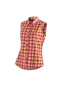 Maier Sports, Damen, Funktionsbluse &raquo;Paloma&laquo; Karierte, &auml;rmellose Bluse f&uuml;r Wandern, Reisen und Freizeit, mehrfarbig, 36, mehrfarbig, Karierte 