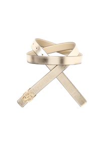 BOSS, Damen, Lederg&uuml;rtel &raquo;B-Icon-L Sr20&laquo; mit Logo-Schlie&szlig;e, Gold 711, Gold 711, G&uuml;rtel von BOSS Black Womenswear