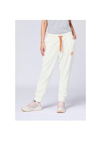 Chiemsee, Damen, Sweathose, Star White, M (38) - Normalgr&ouml;&szlig;en, Chiemsee Damen-Sweathose mit gedrucktem Logo-Symbol
