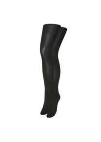 Vero Moda Curve, Damen, Feinstrumpfhose &raquo;VMCLOVE TIGHTS - 40 DEN 2-PACK CUR NOOS&laquo; 40 Packung, 2 Stk. tlg., Black Pack:2xBLACK, 50/52, Black Pack: