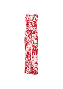 Vera Mont, Damen, Jumpsuit &raquo;Jumpsuit mit Bindeg&uuml;rtel&laquo;, Rot/Wei&szlig;, 42 - EURO, Passform: Figurumspielend