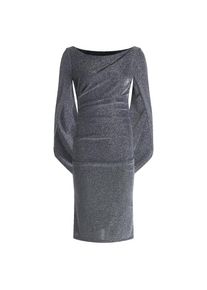 Vera Mont, Damen, Cocktailkleid &raquo;Cocktailkleid im Glitzer-Look&laquo;, Dunkelblau/Grau, EURO, 42 - EURO, Dunkelblau/Grau, Passform: Figurnah