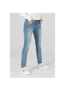 Timezone, Damen, Slim-fit-Jeans &raquo;Slim EnyaTZ&laquo;, blau, L&auml;nge 34, 33 - L&auml;nge 34, blau, Medium Waist-Hose