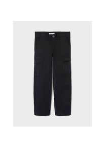 name it, Herren, Cargohose &raquo;NKMRYAN ST TWI CARGO PANT 5720-OT NOOS&laquo;, Black, 116 - N-Gr, Coole Cargohose von name it f&uuml;r Jungen