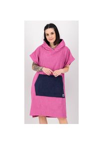 DEPROC Active, Damen, Poncho &raquo;Badeponcho PARLEE BEACH&laquo; Badeponcho mit gro&szlig;er K&auml;ngurutasche und Innentasche, rose, L (44/46), rose, Angenehm 