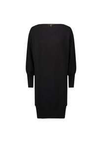 Zero, Damen, Strickkleid &raquo;Strickkleid strukturiert U-Boot Ausschnitt&laquo;, Black Beauty, 44 - EURO, Passform: Figurbetont