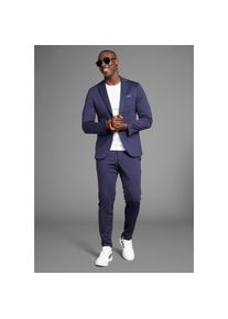 Bruno Banani, Herren, Anzug &raquo;Jersey&laquo; Sakko & Hose, normal elastische Qualit&auml;t, marine, 54 - N + U Gr, elegant, sportliche Jersey-Qualit&auml;t sehr 