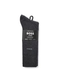 BOSS, Damen, Socken &raquo;3P RS Uni&laquo; 3 Stk. tlg., dunkelgrau, 47-50, dunkelgrau, Hugo BOSS komfortable Socken im Dreierpack