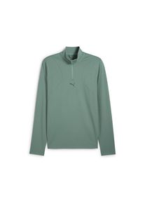 Puma, Herren, Sweatshirt &raquo;M CLOUDSPUN 1/4 ZIP&laquo;, Green Moon, S, Green Moon, Regular Fit