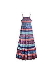 happy girls, Damen, Sommerkleid &raquo;dress&laquo; im tollen Ethno-Alloverprint, multicolour, 176 - N-Gr, Pflegeleichte Kunstfaser, einfach zu waschen und zu 