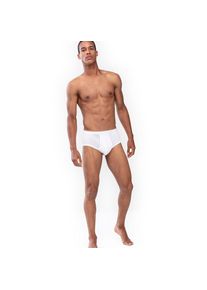 Mey, Herren, Slip &raquo;Noblesse&laquo; 2er-Pack, Mit Eingriff, weiss, 5/M, weiss, Klassischer Sitz, high-leg