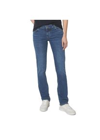 Marc O'Polo Marc O'Polo, Damen, 5-Pocket-Jeans &raquo;Alby Straight&laquo; mit gerader Beinform, Authentic mid blue wash, 29 - L&auml;nge 30, Betont deine Figur dank der 